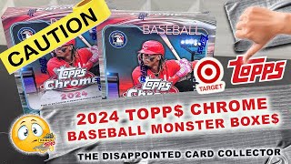 2024 MLB Topps Chrome Baseball Monster Box BLOWS [upl. by Icram]