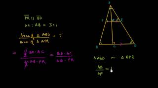 Geometry word problem the golden ratio Hindi [upl. by Anaimad]