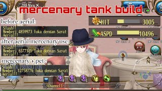 MERCENARY PRORATION TANK BUILD 3K HIT 10K ASPD  TORAM ONLINE [upl. by Aix949]