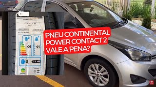 PNEU CONTINENTAL ARO 14 POWERCONTACT 2 17570R14 84T VALE A PENA [upl. by Concoff831]