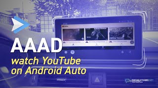 How to install AAAD Android Auto Apps Downloader watch video on Android Auto for free  NO ROOT [upl. by Goines]