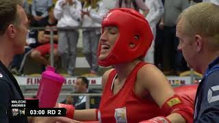 Knees all day Bea Malecki V Kelsey Andries 2016 IFMA World Championships [upl. by Tavey28]