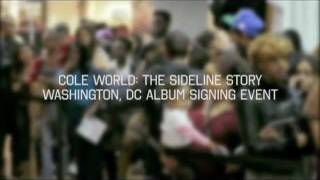 J Cole quotCole Worldquot Album Signing in Washington DC [upl. by Olney]