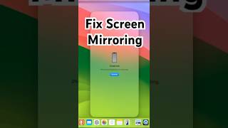 Fix Screen Mirroring iPhone to Mac Simple Solution [upl. by Ahsiened]