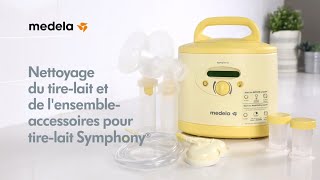 MEDELA SYMPHONY  Comment nettoyer votre tire lait Symphony et ses accessoires [upl. by Imre554]