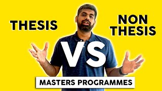 Thesis or NonThesis for an MS in CS Key Differences Explained [upl. by Mina152]