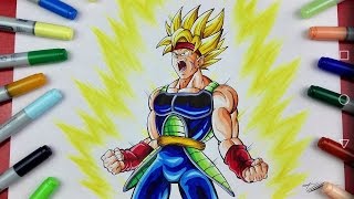 Drawing BARDOCK Super Saiyan  Dragonball Z  TolgArt [upl. by Ilujna]