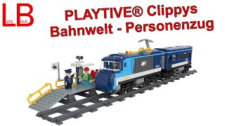 Playtive  Clippys Bahnwelt  Personenzug [upl. by Aidole]