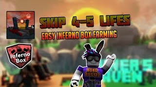 Miners Haven Skip 45 lifes in less than 10 minutes Inferno box farming [upl. by Lamoureux]