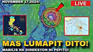 November 172024 Mga Lugar Na Susunod na DADAANAN Ni SUPER TYPHOON PEPITO [upl. by Launam742]