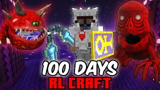 I Survived 100 Days in RLCRAFT v293 Heres What Happened [upl. by Heinrike]