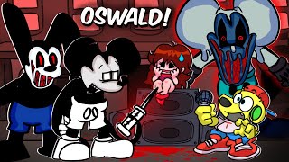 Friday Night Funkin but CURSED OSWALD amp Mickey Mouse TAKE OVER FNF Mods 115 [upl. by Kameko747]