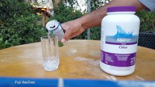 Sprite and Pool Chlorine Strange Chemical Reaction [upl. by Kampmeier232]