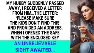 My husband passed away leaving a letter and a key I found a shocking surprise when I saw [upl. by Llertnad]