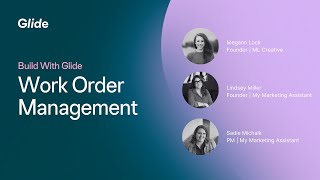 Building a Work Order Management System  Build with Glide [upl. by Aynotal]