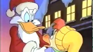 Disney Afternoon Christmas Promo 1991 Darkwing Duck Ducktales amp Talespin [upl. by Englis]