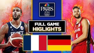 France vs Germany FULL GAME Highlights  Basketball Semifinal at Paris 2024 Olympics [upl. by Halyahs854]