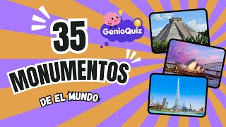 ¿Sabes cuales son los 35 monumentos mas famosos de el mundo 🛕🗽 [upl. by Issac]