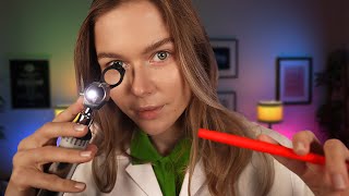 ASMR Annual General Check Up  Soft Spoken Medical RP Eye Exam Ear Exam Cranial Nerves ENT [upl. by Adehsor]