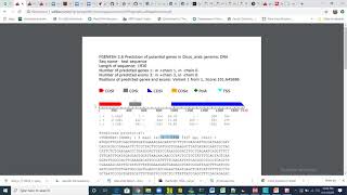 Intron exon and mRNA findinng using FGENESH in softberry [upl. by Farhsa]