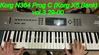 Korg N364 Prog C Sounds Korg X5 Bank vol 3 2900 [upl. by Martel]