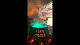 Spooky Halloween Cauldron using Pond Fogger [upl. by Kayla]