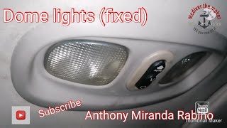 DOME LIGHTS NOT WORKING ll jeep liberty  FIXED [upl. by Nnawtna]