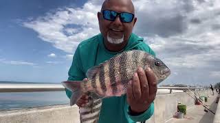 Fishing with friends at Matanzas Inlet [upl. by Norud970]