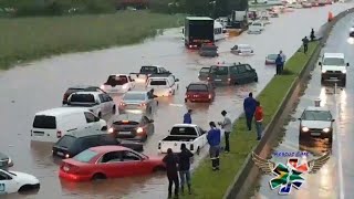 Flooding kills several people in South Africa [upl. by Rehpotsrhc728]