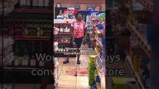 Crazy Karen DESTROYS Convenience Store [upl. by Ennoval]