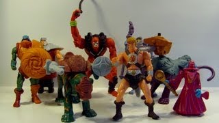 McDONALDS 2003 HEMAN MOTU HAPPY MEAL FAST FOOD TOY SET REVIEW [upl. by Shatzer]