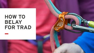 Learning to Trad Climb Part 1  Belaying with two ropes [upl. by Noy527]