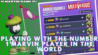 Playing with The 1 Marvin 1v1 Player in The World  Multiversus 2v2 Ranked Gameplay ft ExoticZah [upl. by Janine250]