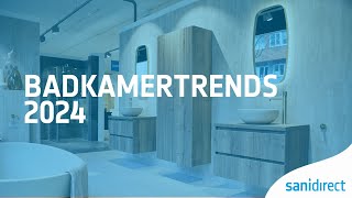 Dé Top 5 Badkamertrends 2024  Badkamer Inspiratie [upl. by Bedell]