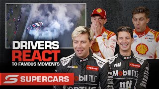 Drivers react to famous Supercars moments  Supercars 2022 [upl. by Allicirp]