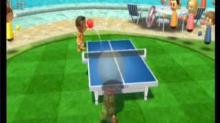 Wii Sport Resort Table Tennis Master 2500 [upl. by Aiset]