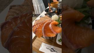 Famous YABAI SAKANA YASAN Salmon sashimi 🍣 [upl. by Alyahc]