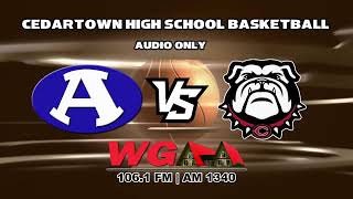 BOYS BASKETBALL Cedartown Bulldogs at Armuchee Indians [upl. by Ieso]