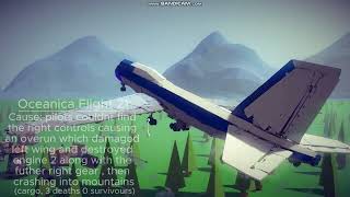 Short Plane Crash Compilation Besiege 3 [upl. by Yentruok]