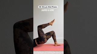 30Minute Mat Pilates Glutes amp Core pilates motivation glutes athomeworkout [upl. by Ecirbaf]