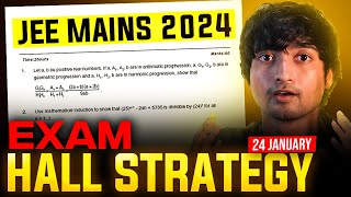 RANKERS Exam Attempting Strategy  JEE Mains 2024 [upl. by Ednarb]