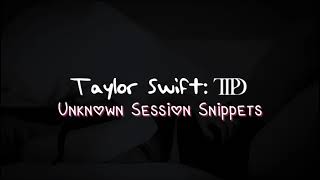 Taylor Swift  TTPD Unknown Outtake Session Snippets LQ [upl. by Eylrac487]