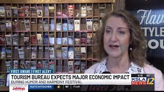 Tourism Bureau predicts major economic impact from 50 Cents Humor amp Harmony festival [upl. by Llerrahs]