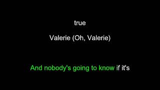 The Weeknd Valerie  Karaoke [upl. by Nylecsoj]