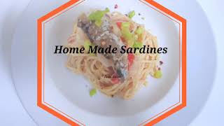 Sardines Pasta Recipe  Home made Spanish style sardines [upl. by Buyers863]