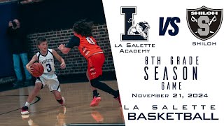 La Salette Basketball 8th grade vs Shiloh [upl. by Norris]