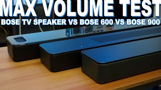 Bose Smart Soundbar 600 Vs 900 Max Volume Sound Test [upl. by Eecyak]