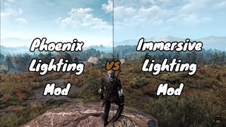 The Witcher 3  Phoenix Lighting Mod Ultimate 30 vs Immersive Lighting  Ultra Modded  Comparison [upl. by Ditzel]