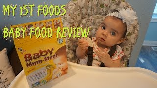 BABYS FIRST FOOD BABY MUMMUM REVIEW [upl. by Ayitahs822]