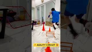 AGILITY CIRCUIT 🌟 SPEED 🔥 POWER 💪 NEXT LEVEL speedandagility exerciseathome shorts [upl. by Mitran171]